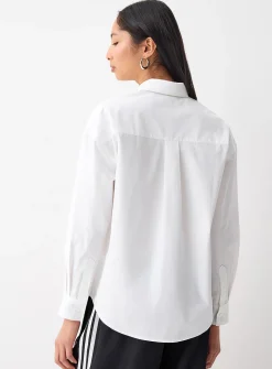 Oversized solid shirt