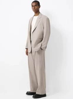 Oversized solid-colour jacket