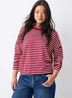 Oversized striped sweater