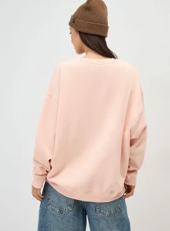 Oversized destination fleece sweatshirt