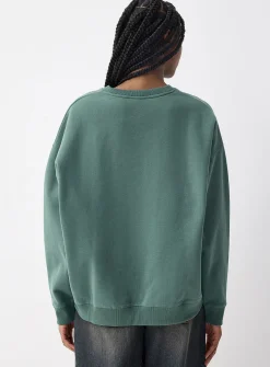 Oversized destination fleece sweatshirt