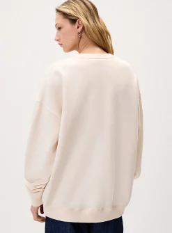 Oversized destination fleece sweatshirt