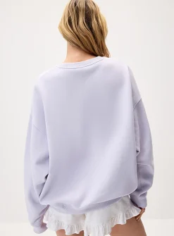 Oversized destination fleece sweatshirt