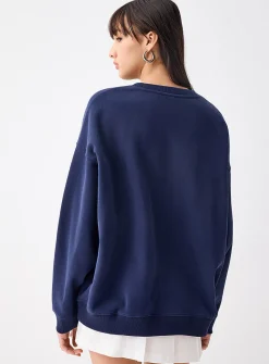 Oversized destination fleece sweatshirt