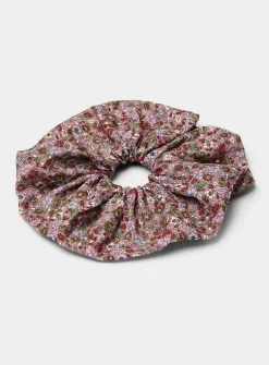 Oversized floral scrunchie