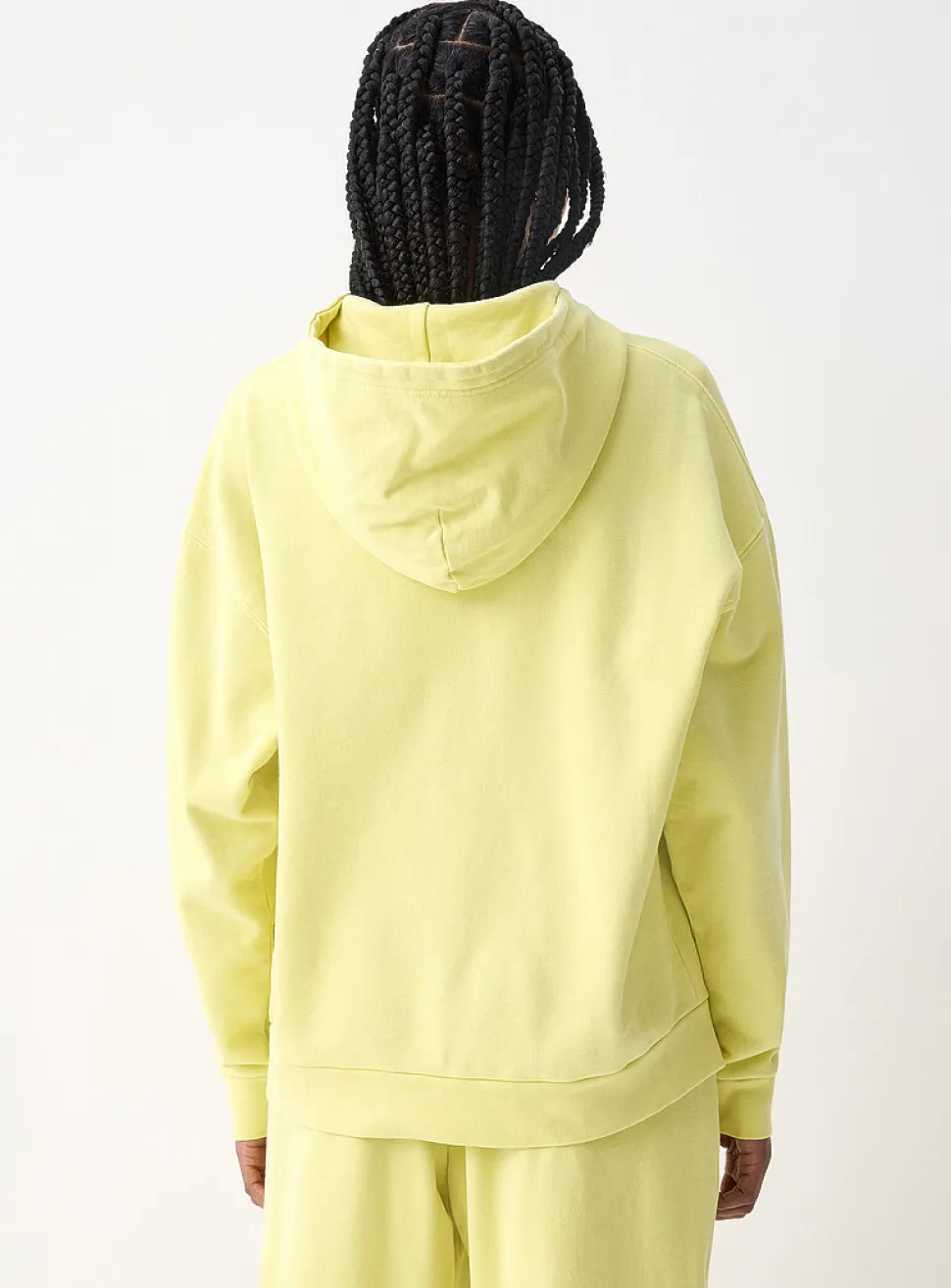 Oversized French terry hoodie