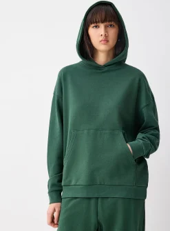 Oversized French terry hoodie