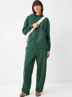 Oversized French terry hoodie