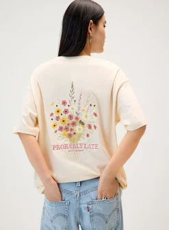 Oversized graphic-print T-shirt