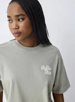 Oversized graphic-print T-shirt