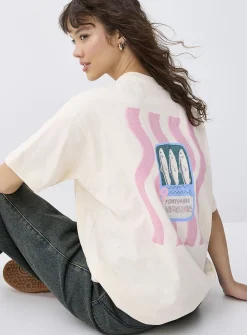 Oversized graphic-print T-shirt