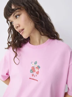 Oversized graphic-print T-shirt
