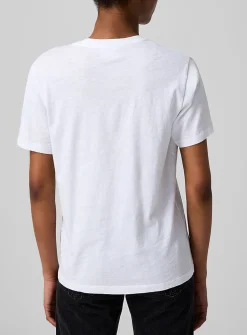 Palm tree logo pure cotton T-shirt