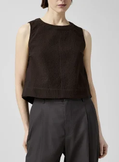 Pampa denim sleeveless top