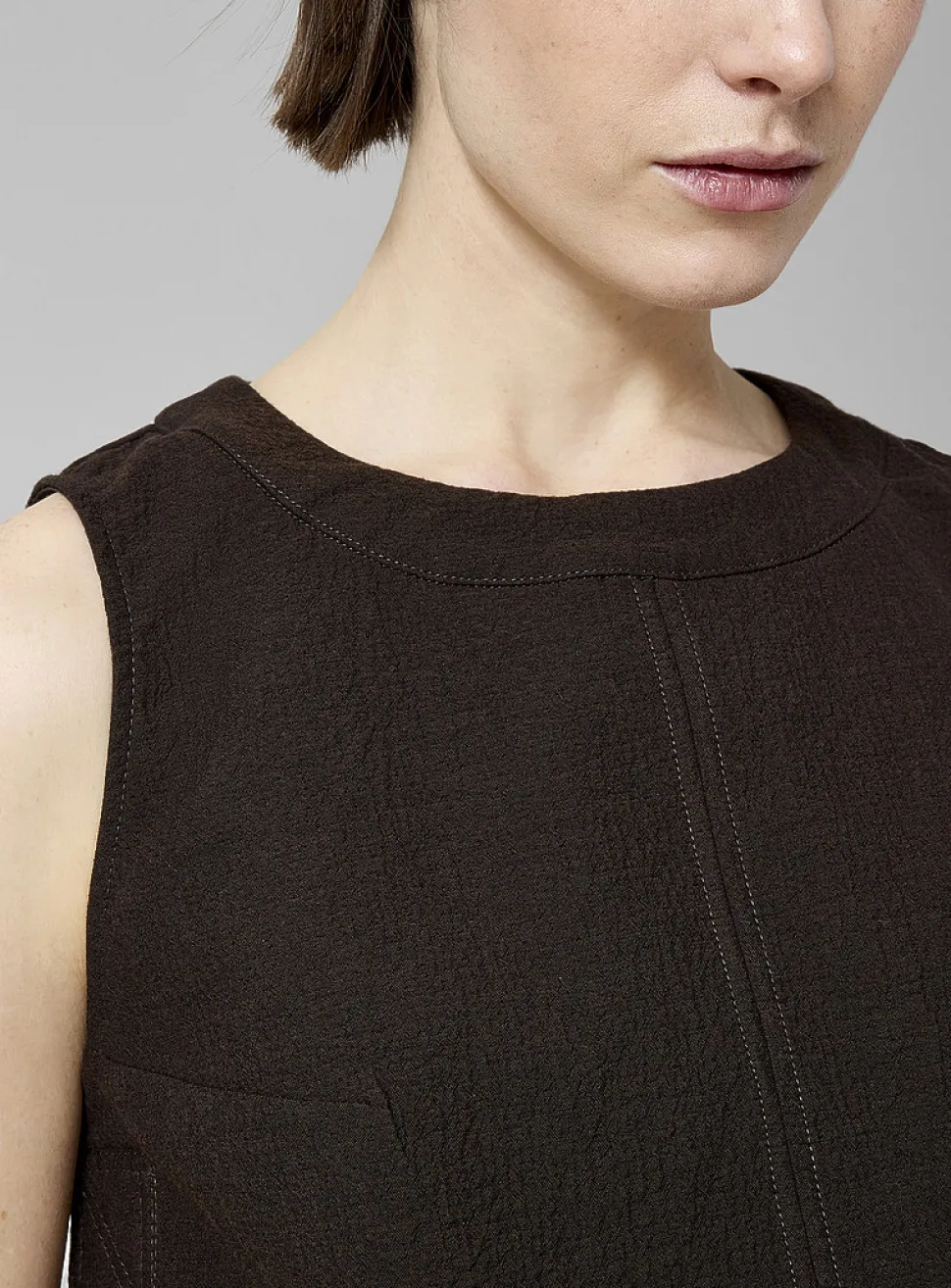 Pampa denim sleeveless top