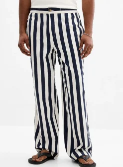 Parasol-stripe pant