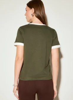 Parisian borough piped T-shirt