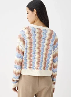 Pastel waves cardigan