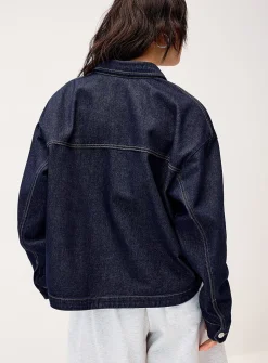 Patch pockets jean jacket