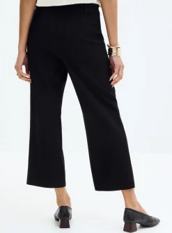 Patch-pocket stretch twill pant