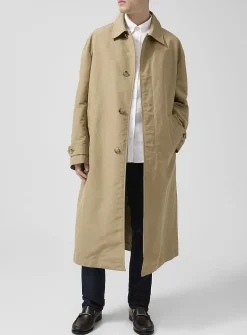 Peachskin dress coat