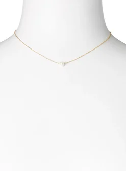 Pearl charm necklace
