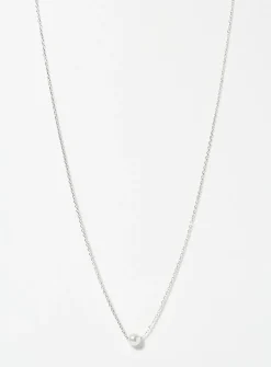 Pearl charm necklace