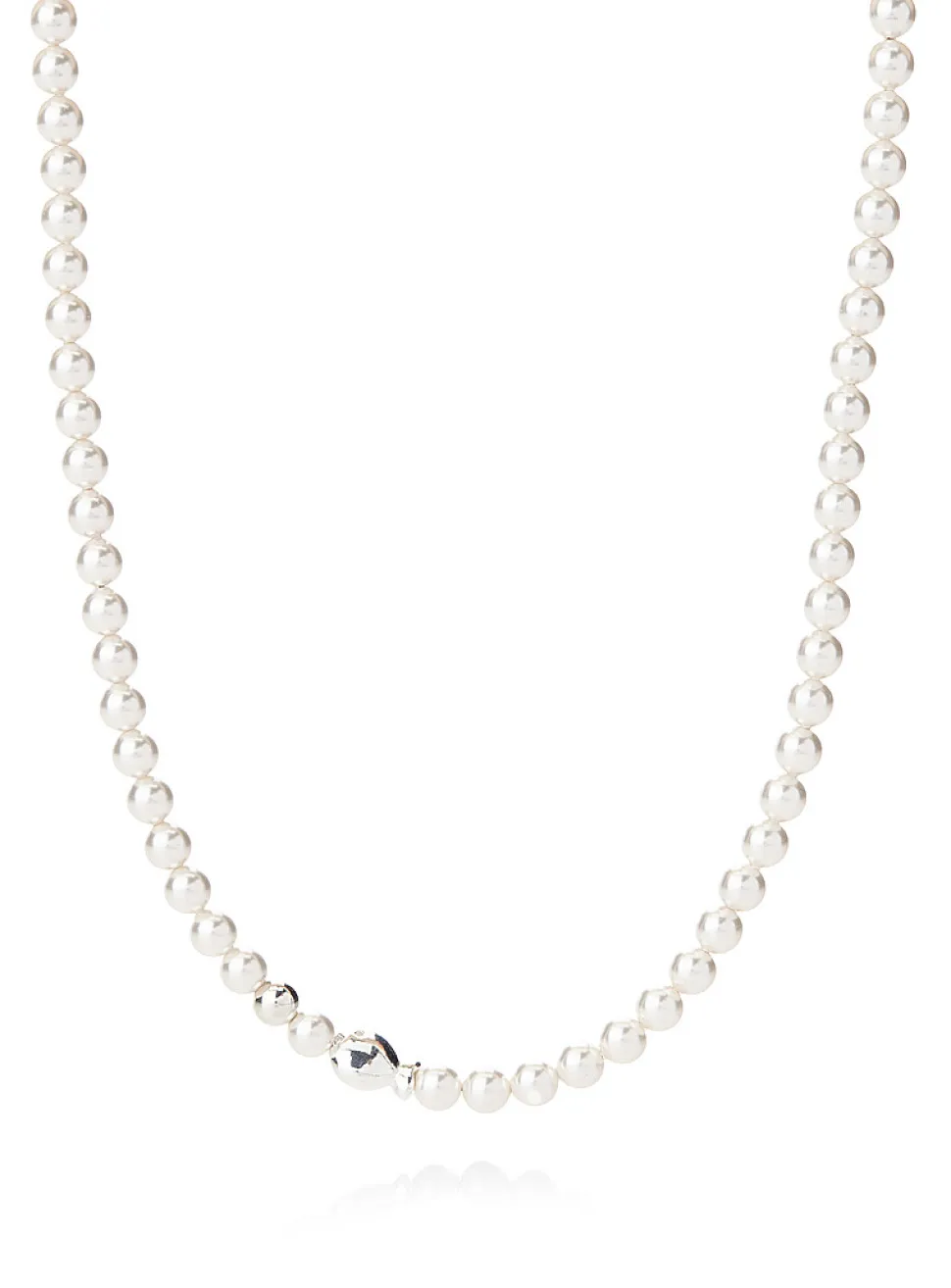 Pearls and fish necklace