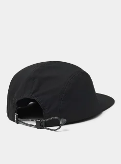 Perforated-side 5-panel cap