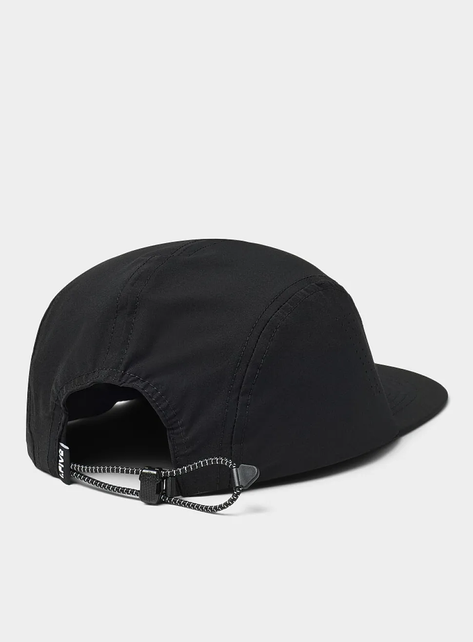 Perforated-side 5-panel cap
