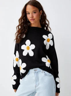 Picture jacquard sweater