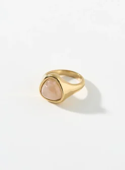 Pink-stone ring