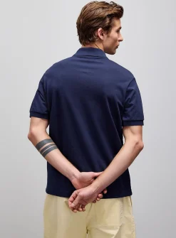Piqué croc polo