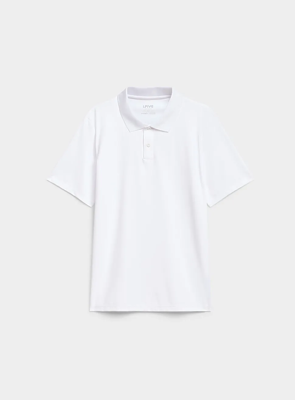 Piqué-style microfibre golf polo