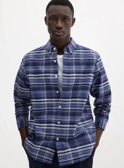 Plaid Oxford shirt