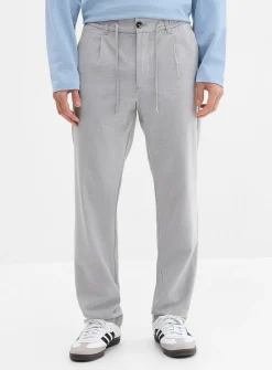 Pleated stretch pant
