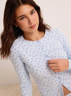 Pointelle knit cardigan