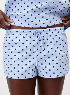 Polkadot Poplin Minishort