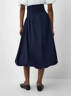 Poplin bubble skirt