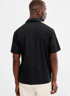 Poplin camp shirt