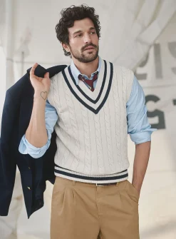 Preppy sweater vest