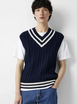 Preppy sweater vest