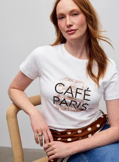 Printed Pima cotton T-shirt