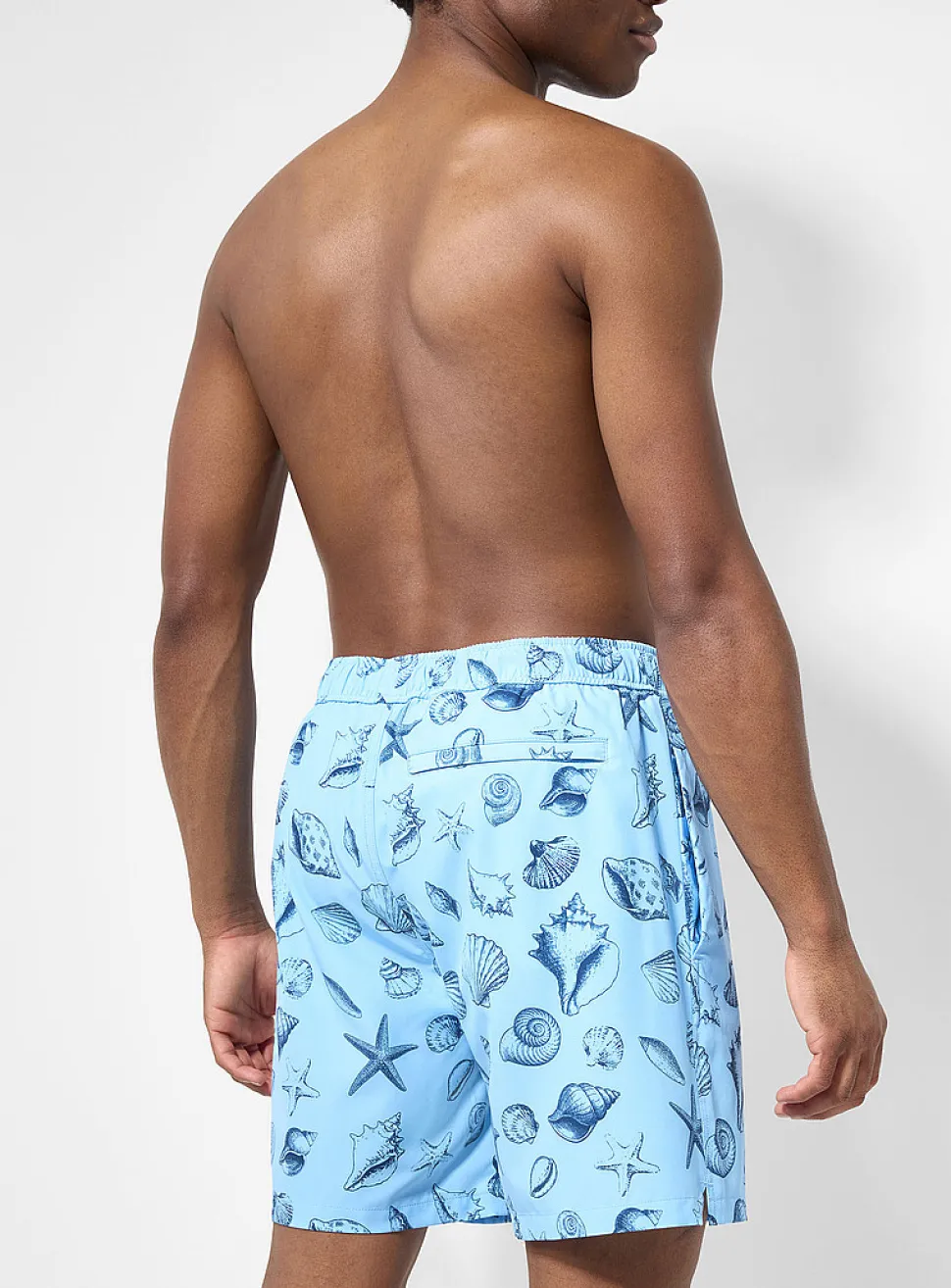 Printed stretch swim short