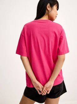 Printed washed T-shirt