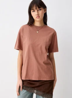 Printed washed T-shirt