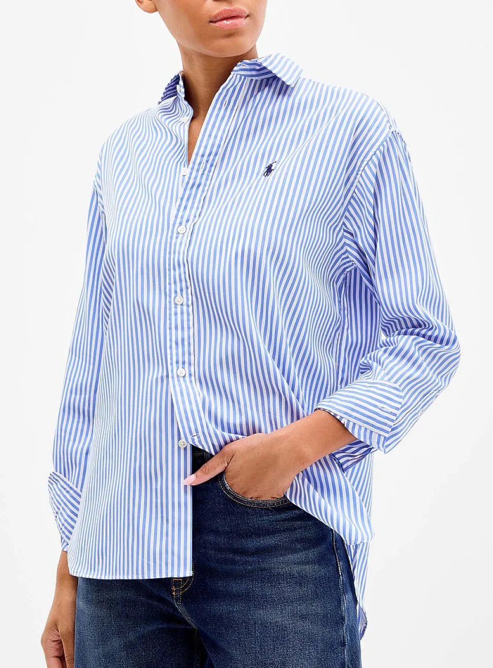 Pure cotton striped shirt