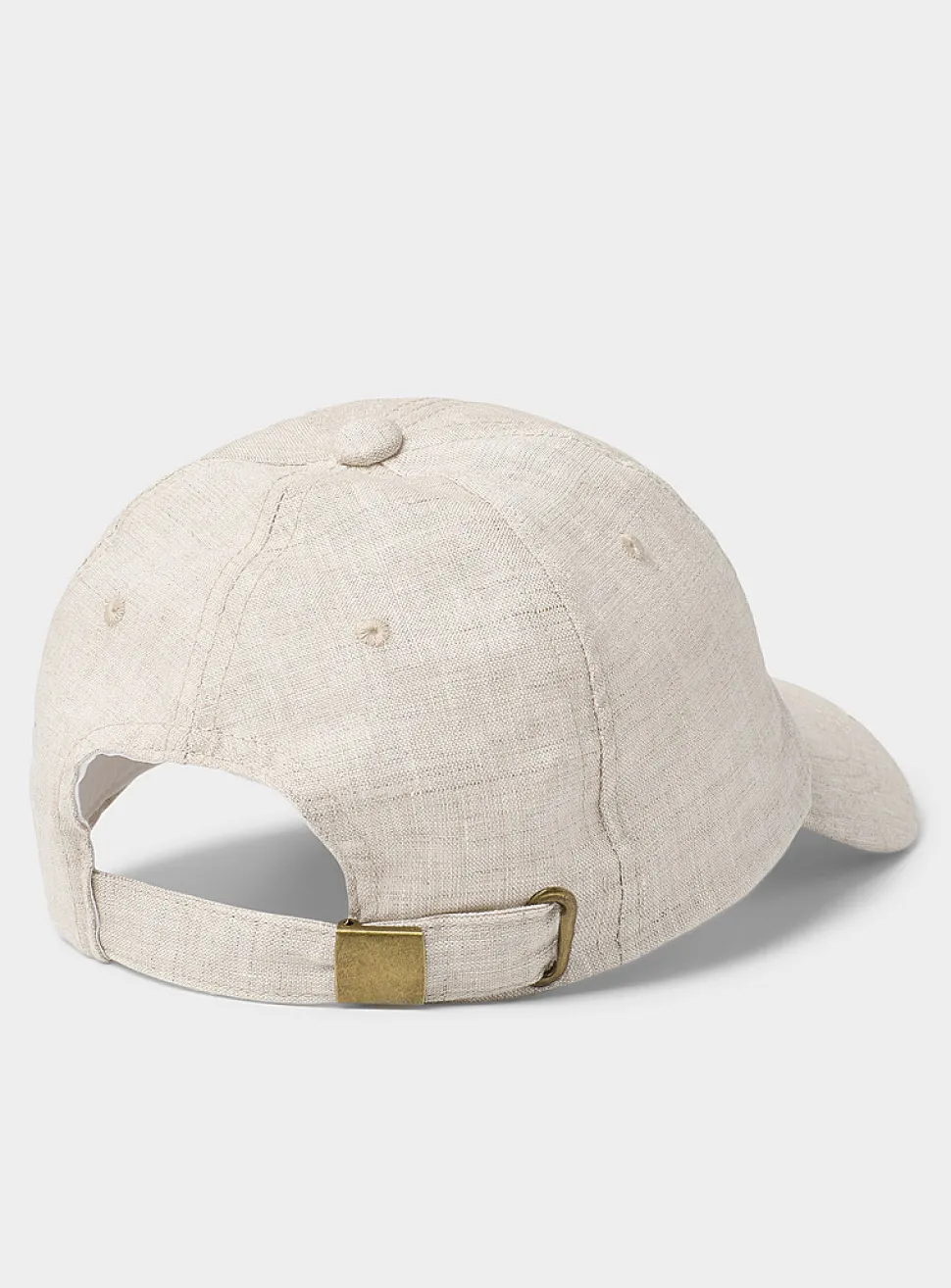 Pure linen baseball cap