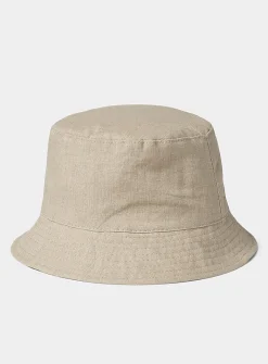 Pure linen bucket hat