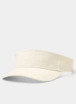 Pure linen visor